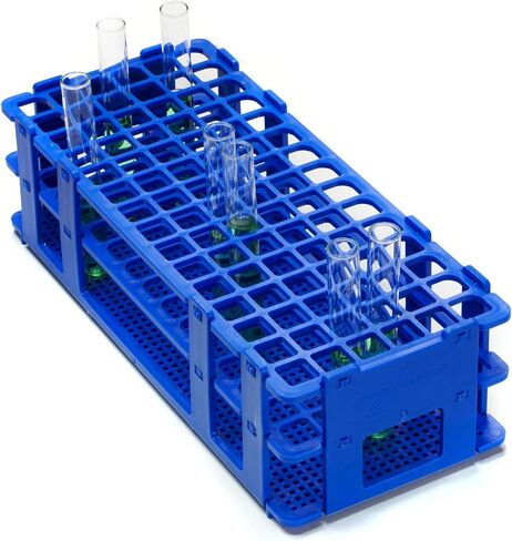 SP Bel-Art No-Wire Test Tube Rack; For 25-30mm Tubes, 21 Places, White (F18745-0004) in Saudi Arabia