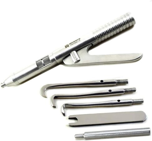 Professional Dental Crown Remover | Surgical Orthodontics Instruments | Crown Removal Automatic with Attachments | Dentist Dental Restorations (Crown Removal Gun) in Saudi Arabia