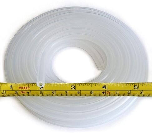 Pure Silicone Tubing - 1/8" ID x 1/4" OD - High Temp Kink-free Hose Tube 500F (10 Feet) in Saudi Arabia