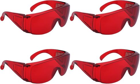 ANNWAH 4 قطع نظارات طبية حمراء للأسنان تحمي العينين من أجل تبييض الأسنان in Kuwait