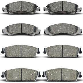 8pcs D1324 D1325 Ceramic الأمامي منصات الفرامل الخلفية المنضدة من 2008-2013 ل Toyota ل Highlander in Kuwait