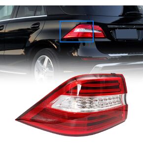 XQSMWF LED Taillight Fit for Mercedes Benz W166 ML350 ML550 ML63 AMG 2012 2013 2014 2015 1669063501 MB2804107 Left Driver Side Outer Tail Light Rear Lamp Assembly in Kuwait