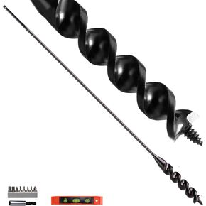 Flex Installer Drill Bit Fish Bit Self Screw Point for Pulling Line Through Tight Spaces 9/16 in. x (4.5 FT) 54 in. Extra Gift C in Saudi Arabia