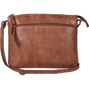 أكياس كروسة من الجلد للنساء - محافظ السيدات - السيدات - أكياس حبال متقاطعة متوسطة الحجم - حقائب اليد الجلدية للسيدات in Kuwait