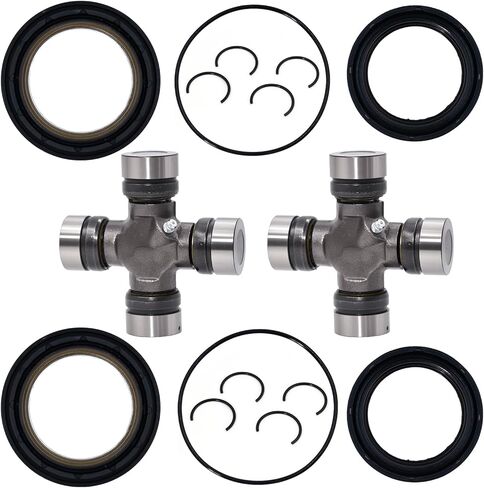Front Axle Seal & U Joint Kit Compatible with Ford F250 F350 F450 F550 Super Duty Excursion 1998-2005 Replaces# 2002692, 50381, 50491, SPL55-4X, 41784-2 in Kuwait