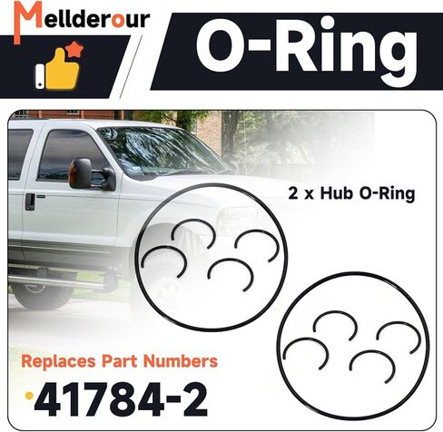 Front Axle Seal & U Joint Kit Compatible with Ford F250 F350 F450 F550 Super Duty Excursion 1998-2005 Replaces# 2002692, 50381, 50491, SPL55-4X, 41784-2 in Kuwait