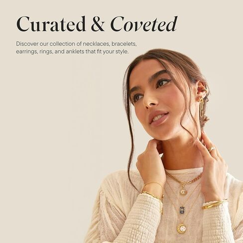 ترصيع Rocksbox Mini Square Kate باللون الياقوتي - ترصيع ذهبي مع كريستالات مرصوفة - طلاء ذهب عيار 14 قيراط - مجوهرات عالية الجودة - 7 مم in Kuwait