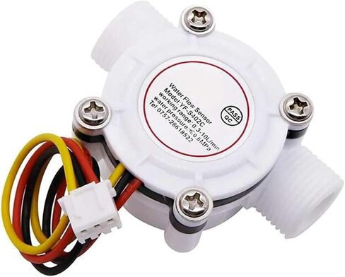 1Pcs G3/8" DN10 0.5-10L/min Water Flow Sensor Hall Switch Flowmeter Control Counter in Saudi Arabia