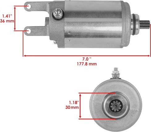 Caltric Starter and Solenoid Compatible With Honda ATC250ES Big Red ATC250SX 250 ATC250 1985 1986 in Saudi Arabia