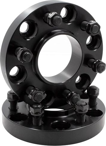 Wheel Accessories Parts 2 Pcs Hub Centric Wheel Spacers 6 on 5.50" to 6 on 135mm 1.00 Inch Thick M14x1.5 14x1.5 Thread Stud Adapts Ford F150 Wheels to Chevy GMC 1500 Vehicles in Saudi Arabia