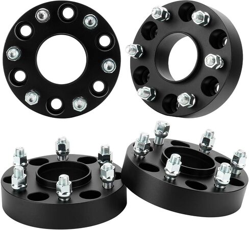 AEAGLE 6x5.5 محولات العجلة Hubcentric ، 2 "6 × 139.7 لعام 1999-2022 Chevy Silverado 1500 ، 2007-2022 GMC Sierra ، مزورة 6 عجلات العجلة مع 14x1.5 ترصيع 78.1 مم bore 4pcs in Saudi Arabia