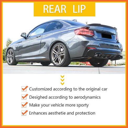 توافق الناشر الخلفي مع 2014-2020 2 السلسلة F22 F23 M Sport Pumper Pumper Diffuser Lower Tail Pumper Pretters (نمط ألياف الكربون) in Kuwait