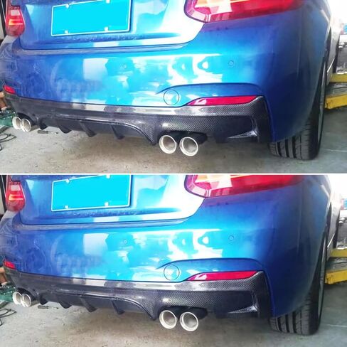 توافق الناشر الخلفي مع 2014-2020 2 السلسلة F22 F23 M Sport Pumper Pumper Diffuser Lower Tail Pumper Pretters (نمط ألياف الكربون) in Kuwait