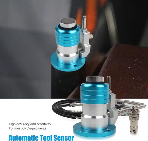 Normally Closed Automatic Tool Sensor Gauge, CNC Mach3 4 Wires Tool Setting Gauge Z Axis Probe Tool Touch Sensor Setter Setting for Engraving Machine (Black) in Saudi Arabia
