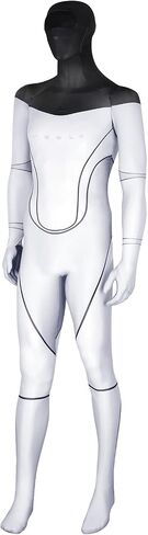 Adult TeslaBot Costume, Halloween Robot Costume with Face Covering, Full Bodysuit Costume, Jumpsuit Halloween Costume (Suitable for Height 165-170cm) in Saudi Arabia