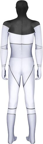 Adult TeslaBot Costume, Halloween Robot Costume with Face Covering, Full Bodysuit Costume, Jumpsuit Halloween Costume (Suitable for Height 165-170cm) in Saudi Arabia