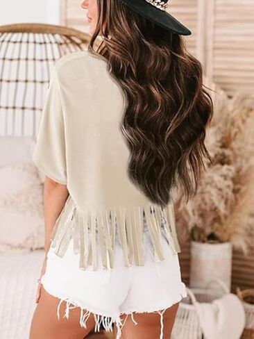 Nashville Tshirt for Women Country Concert Fringe Tops Country Music Shirts Short Sleeve Cowgirl Graphic Tees in Kuwait