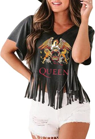 Nashville Tshirt for Women Country Concert Fringe Tops Country Music Shirts Short Sleeve Cowgirl Graphic Tees in Kuwait