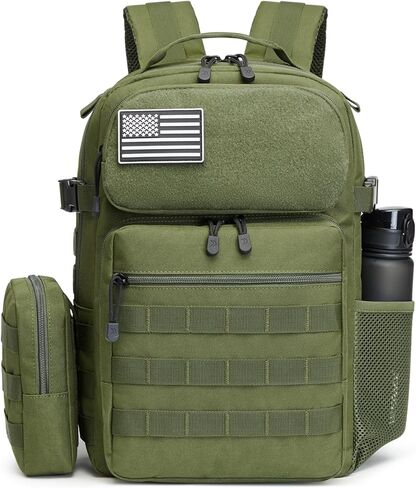 G4Free Backpack Fits 15" Laptop, 25L Tactical Work Back Pack Travel Bag for Men in Kuwait