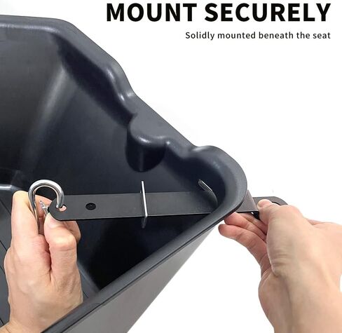 MAXDOM Under Seat Storage Fit for (2007-2018) Chevy Silverado 1500/GMC Sierra 1500 (2007-2019) 2500HD 3500HD Crew Cab Rear Underseat Organizer Box in Kuwait