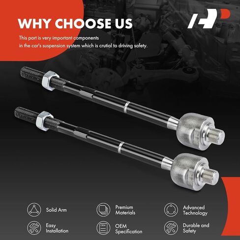 A-Premium 2 x Front Inner Tie Rod Ends, Compatible with Chevrolet Impala 2014-2020 & Buick LaCrosse 2014-2016, Regal 2014-2017 in Saudi Arabia