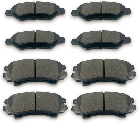 D1404 D1337 Front Rear Ceramic Brake Pads Set Fit For Chevrolet Camaro 2010 2011 2012 2013 2014 2015 in Saudi Arabia