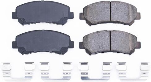Power Stop 17-1338, Z17 Front Ceramic Brake Pads with Hardware in Saudi Arabia
