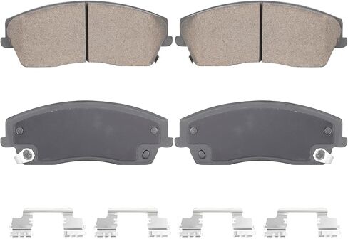 Front Semi-Metallic Brake Pads Set for Chrysler 300 Only RWD 2005-2021, Dodge Challenger RWD 2009-2021, Charger 2006-2021 RWD, Magnum 2005-2008 RWD, 4PCS in Saudi Arabia