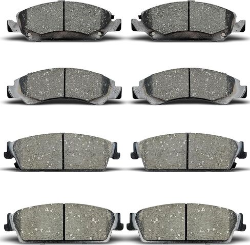 8pcs D1324 D1325 Ceramic الأمامي منصات الفرامل الخلفية المنضدة من 2008-2013 ل Toyota ل Highlander in Saudi Arabia