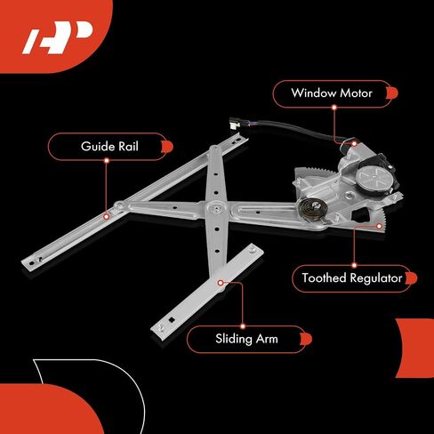 A-Premium Electric Window Regulator with Motor Compatible with Kia Sorento 2003-2009 Front Passenger Side in Kuwait