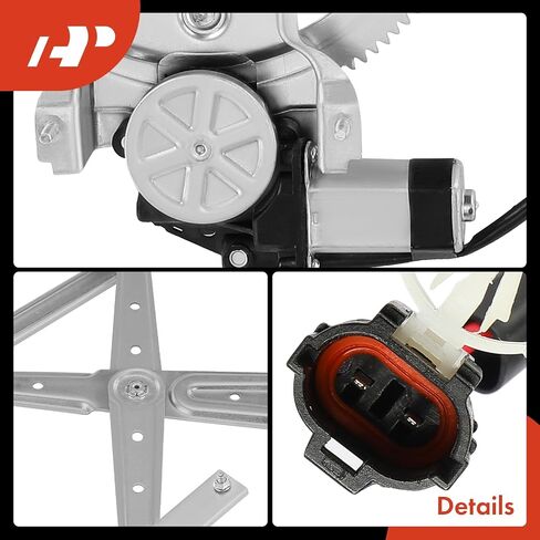A-Premium Electric Window Regulator with Motor Compatible with Kia Sorento 2003-2009 Front Passenger Side in Kuwait