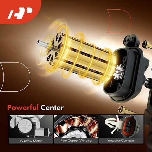 A-Premium Electric Window Regulator with Motor Compatible with Kia Sorento 2003-2009 Front Passenger Side in Kuwait