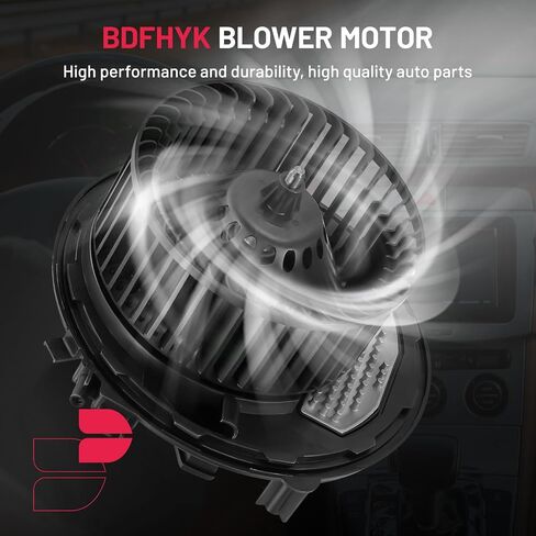 BDFHYK AC Heater Blower Motor Fan 700341 Compatible with Audi A3 A3 Quattro Q3 RS3 S3, VW Golf Golf Alltrack Golf R Golf SportWagen GTI,HVAC Blower Motor Assembly 75119 5Q1819021 in Saudi Arabia