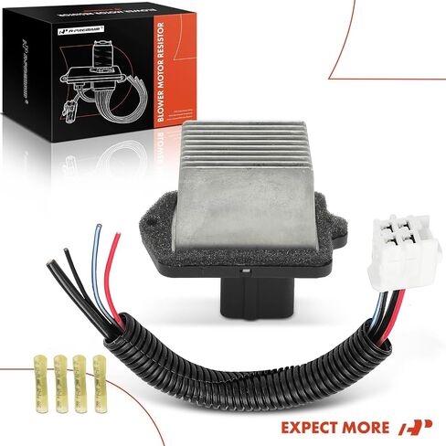 A-Premium HVAC Blower Motor Resistor with Wire Harness Kit Compatible with Mitsubishi Vehicles - Outlander 2007-2013, Outlander Sport 2011-2013, Lancer 2008-2017, RVR 2011-2013 - Replace# 7802A006 in Saudi Arabia