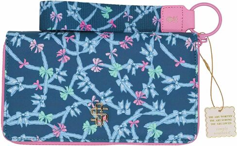ببساطة محفظة طباعة المصمم الجنوبي مع مطابقة مفتاح FOB (Pink Paisley) in Saudi Arabia