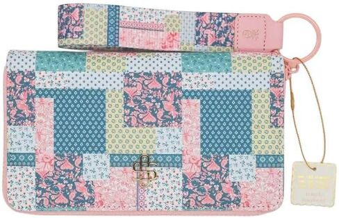 ببساطة محفظة طباعة المصمم الجنوبي مع مطابقة مفتاح FOB (Pink Paisley) in Kuwait