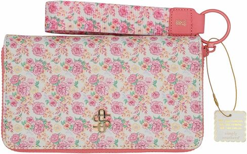 ببساطة محفظة طباعة المصمم الجنوبي مع مطابقة مفتاح FOB (Pink Paisley) in Kuwait