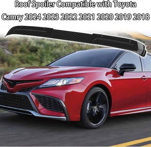 Roof Spoiler Compatible with Toyota Camry 2024 2023 2022 2021 2020 2019 2018 Rear Roof Spoiler Tail Wing(Glossy Black) in Kuwait