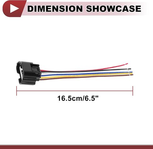1 Pcs Wiring Harness for Hyundai EQUUS Ultimate 5.0L 2014-2016 Sensor Harness Adapters No.7283-8850-30 6 Pin 18gauge in Saudi Arabia