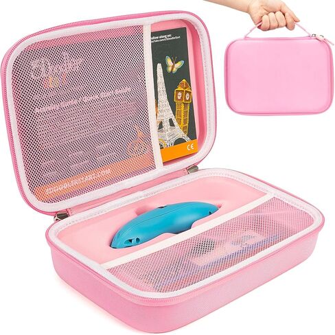 Case Compatible with 3Doodler Start+ Essentials(2024) for 3D Pen Set for Boys & Girls, Art Activity Set Storage Organizer for Educational STEM Toy Hold Filament Refill DoodlePad and Cable(Case Only) in Kuwait