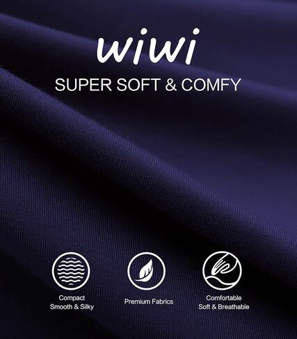 WiWi Viscose from Bamboo Pajama Sets for Women Soft Scoop Neck Sleepwear with Pants Set 2 Pieces S-XXL in Saudi Arabia