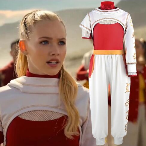 Zombies 4 Costumes Women Halloween Costume Cosplay Cheerleader Captain Uniform Adult 3Pcs in Saudi Arabia