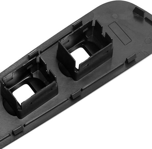 BASIKER Driver and Passenger Black Door Window Switch Panel Bezel for 2002 to 2010 Dodge Ram 1500 2500 3500 Front Right and Left Window Button Border Trim in Saudi Arabia