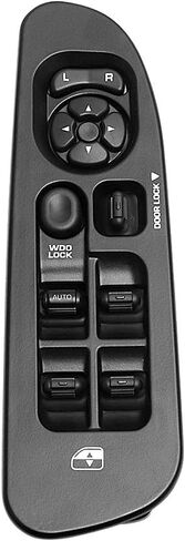 BASIKER Driver and Passenger Black Door Window Switch Panel Bezel for 2002 to 2010 Dodge Ram 1500 2500 3500 Front Right and Left Window Button Border Trim in Saudi Arabia