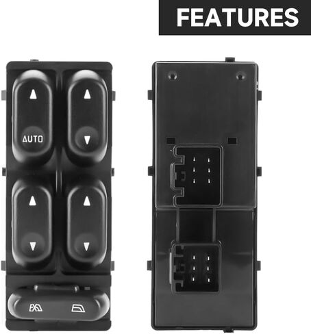 Front Left Driver Side Master Power Window Switch - Compatible for Ford F150 2002-2004 - Replace Part 2L3Z14529-BAA, 2L3Z14529BAA in Saudi Arabia