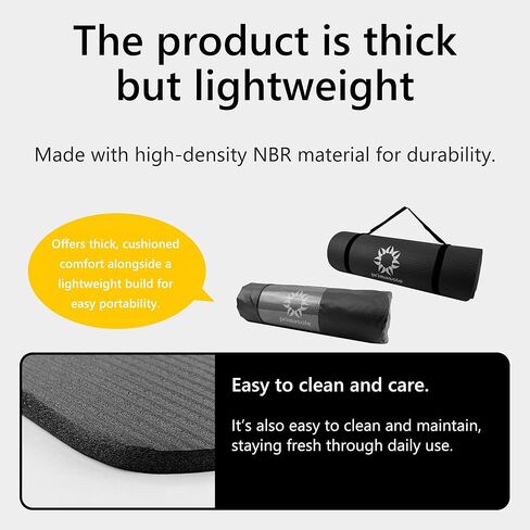 بساط اليوغا بريماسول مقاس 10 مم، لون أخضر الغابة in Kuwait