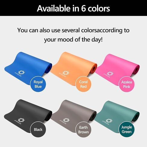 بساط اليوغا بريماسول مقاس 10 مم، لون أخضر الغابة in Kuwait