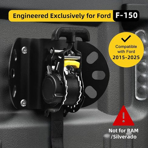 أشرطة السقاطة القابلة للسحب متوافقة مع 2015-2025 Ford F150 ، 2pcs Truck Bed Side Down Down ، Super Duty Ford F150 Accessories in Saudi Arabia