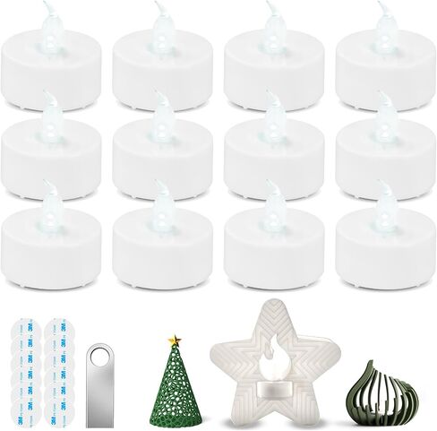 3D Printer LED Lamp Kit 001 - Compatible with Bambu Lab Models,White 3000K Light, USB Powered, Easy Assembly, Makerworld Maker's Supply in Saudi Arabia