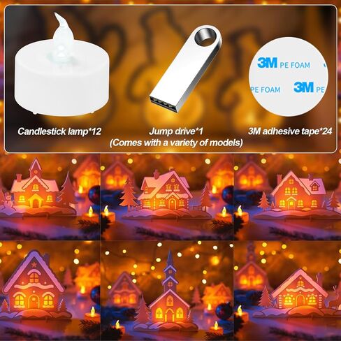 3D Printer LED Lamp Kit 001 - Compatible with Bambu Lab Models,White 3000K Light, USB Powered, Easy Assembly, Makerworld Maker's Supply in Saudi Arabia